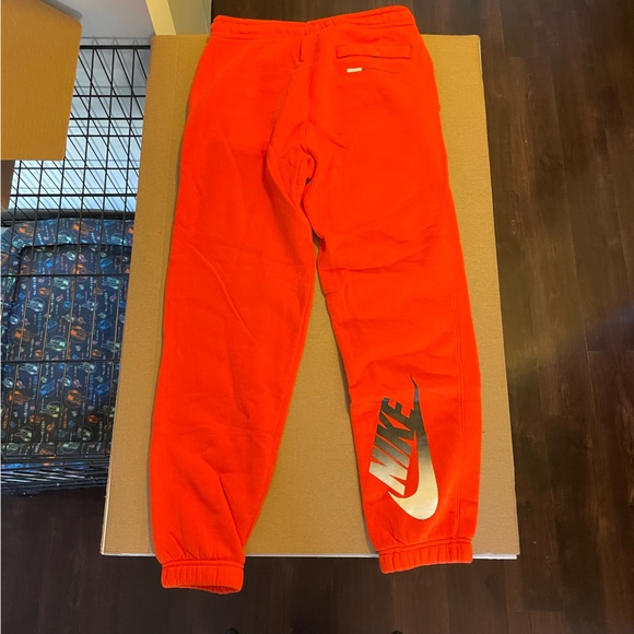 Nike Air Orange Men’s Joggers - Picture 2 of 4